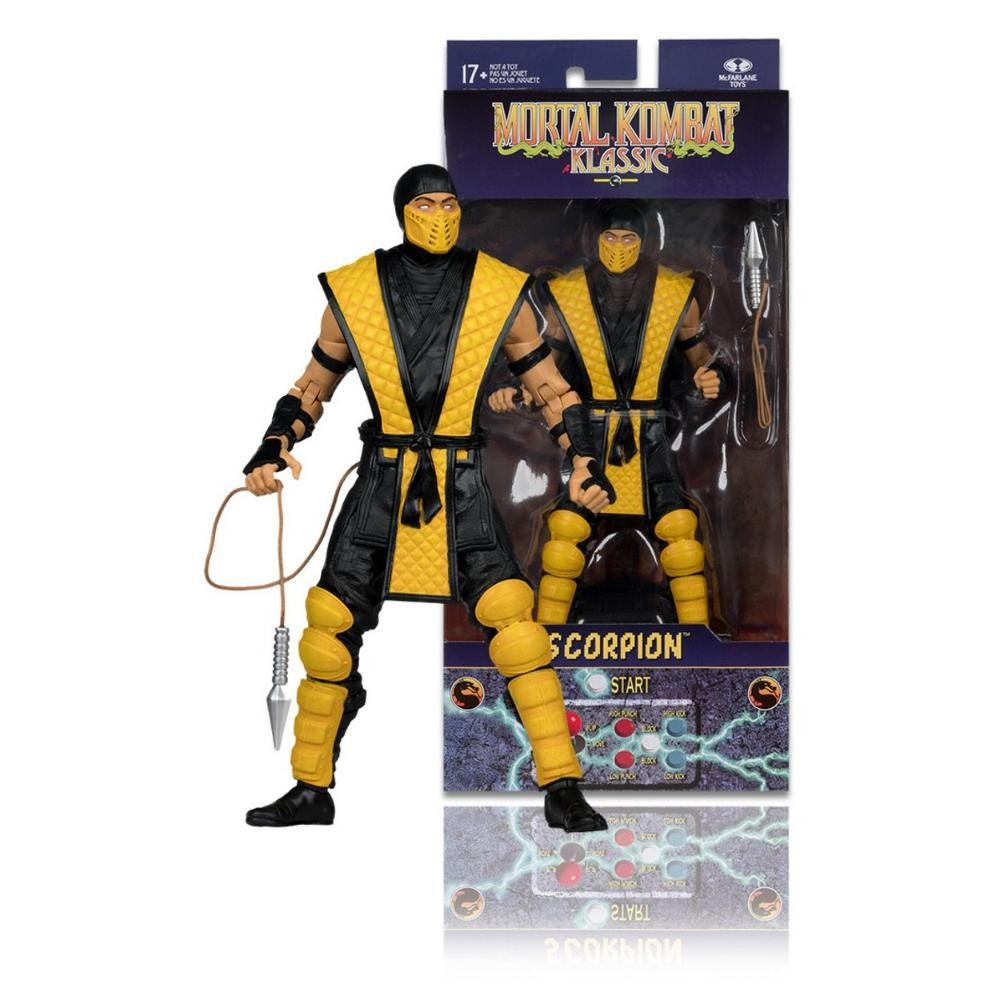 PROMO  MCFARLANE TOYS SCORPION (MORTAL KOMBAT KLASSIC) 7" FIGURE TOY AND HOBBY COLLECTION IMAMSAMD31