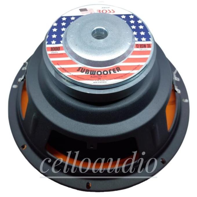 Subwoofer 12 Inch American Boss 12 Bsw 38 Subwoofer 12" Double Coil