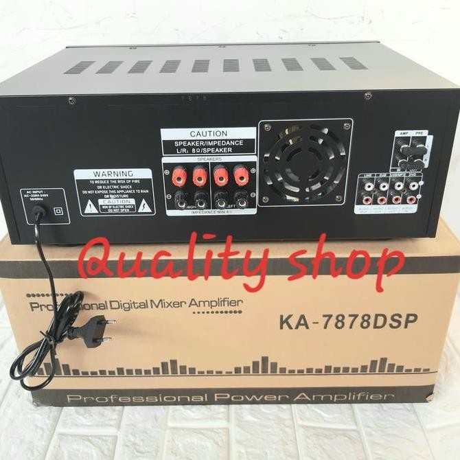 Power Mixer 8 Channel Bluetooh Usb Sd Plus Prosesor Bbe Suara Jernih