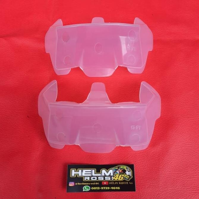 Spoiler ARAI GP PED PAD ARAI RX7X - RR5 - SZ RAM - COPY ARAI - TSR ARAI - Warna Hitam Bening Putih W