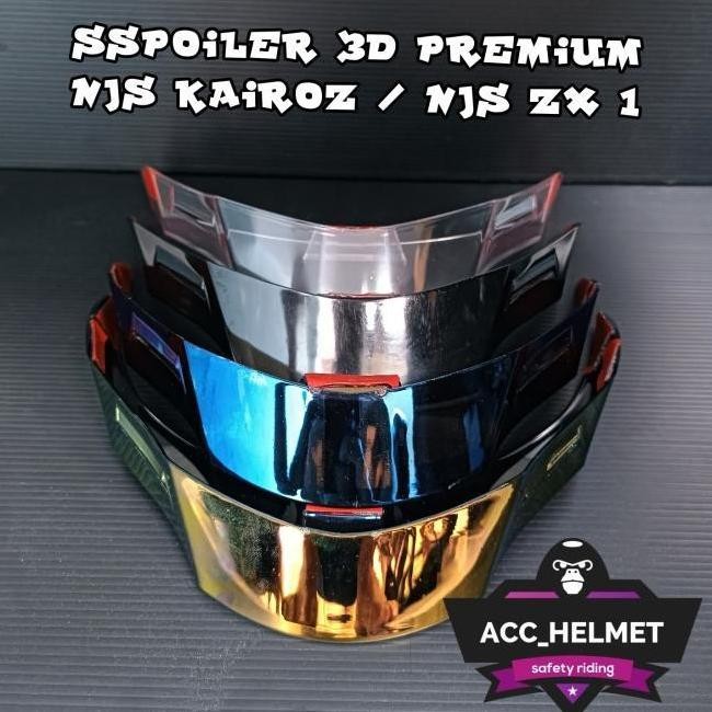 SPOILER 3D NJS KAIROZ / NJS ZX1 / SPOILER 3D IRIDIUM NJS KAIROZ Motorcycle Original