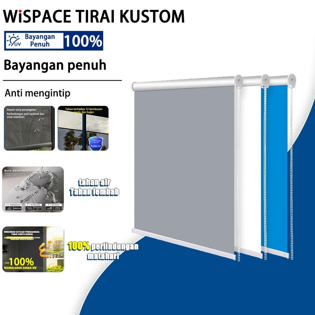 Tirai Gorden Tirai Kantor Tarik Roller Blind Tirai Jendela Aesthetic Gorden Tarik tirai roller Tirai