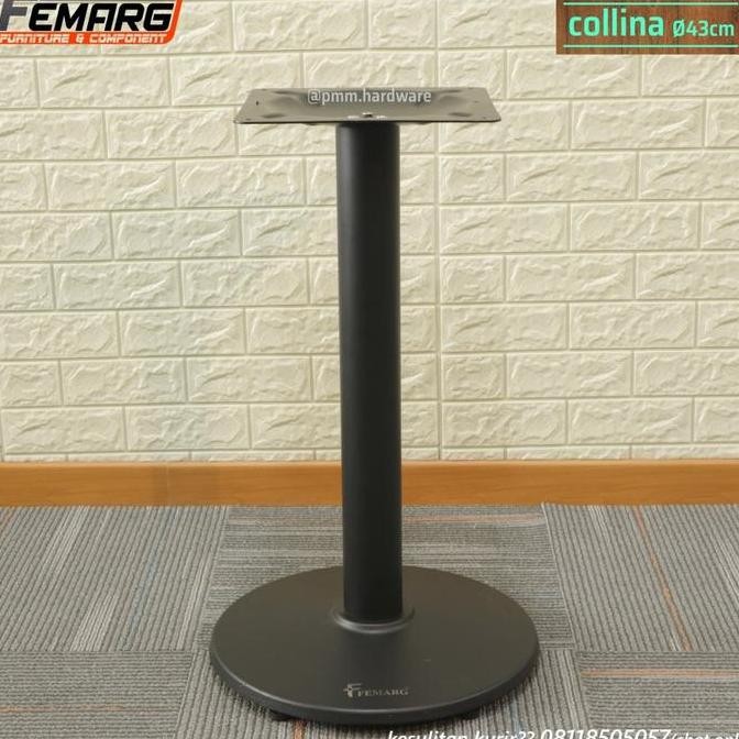 NEW - kaki meja cafe FEMARG collina D 43 | kaki meja restauran |bulat | besi