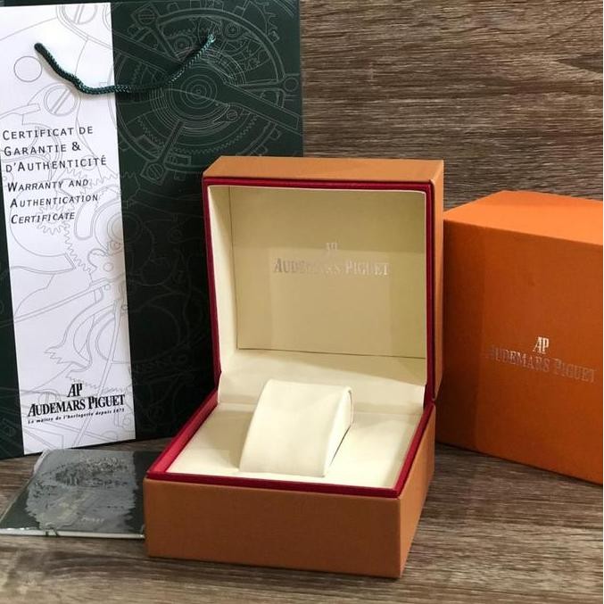 BEBAS ONGKIR - KOTAK JAM TANGAN AUDEMARS PIGUET ORIGINAL ORANGE