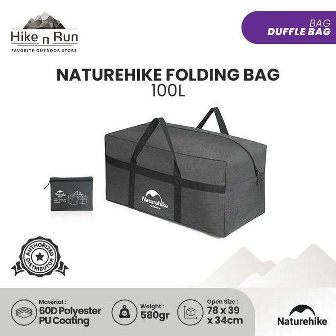 PROMO DISKON - Naturehike Folding Bag 100L NH17S021-L