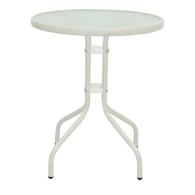 TERLARIS - Soleil 60 Cm Meja Teras/ Meja Bulat/meja besi/meja kaca