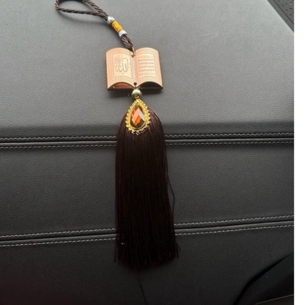 Miliki - IC - Gantungan Mobil Kaligrafi / Gantungan Spion Lafal Allah-Muhammad Aksesoris Mobil Islam