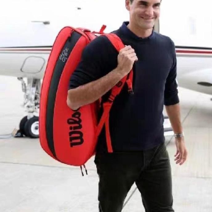 wilson racket bag tas tennis wilson federer isi 12