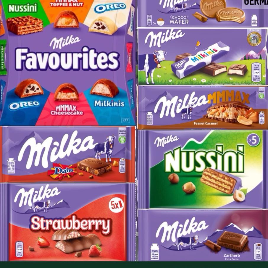 Milka All Varian Coklat Milka Chocolate Jerman
