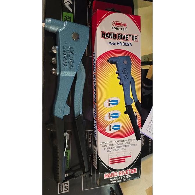 Tang Rivet LOBSTER HR-002A Hand Riveter - Original Japan