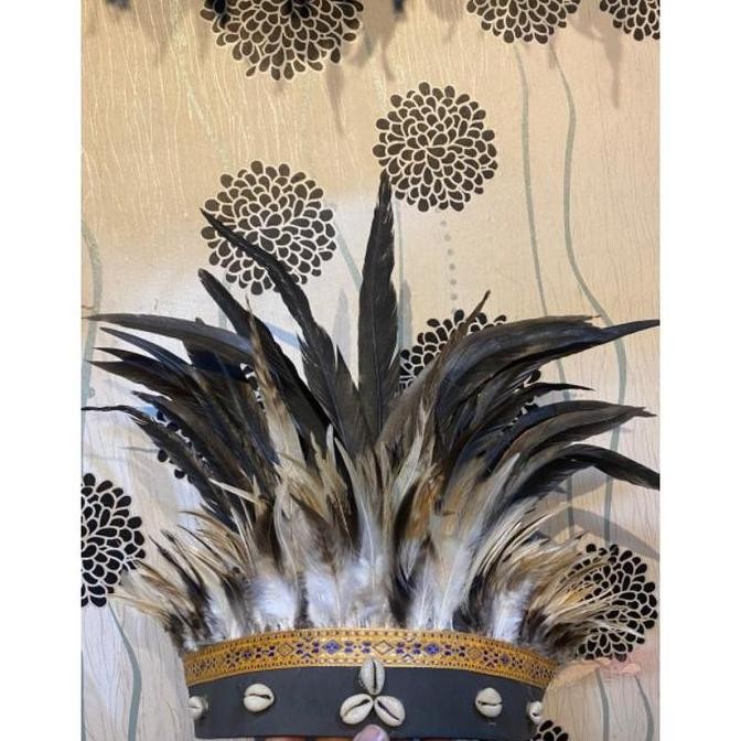 Ready stock MAHKOTA BULU/MAHKOTA BULU HITAM/MAHKOTA KEONG HITAM/MAHKOTA TARI/MAHKOTA KARNAVAL/MAHKOT