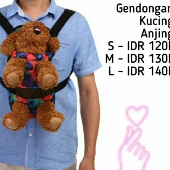 Gendongan Kucing Anjing Lucu Gemes