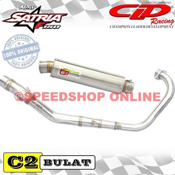 Otomotif Knalpot Cld Suzuki Satria Fu 150 Karbu Original Type C2 Bulat