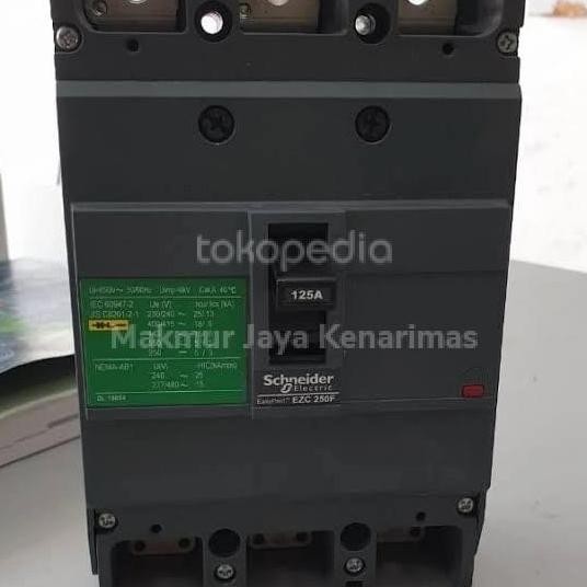 Promo MCCB EZC 125A schneider COD