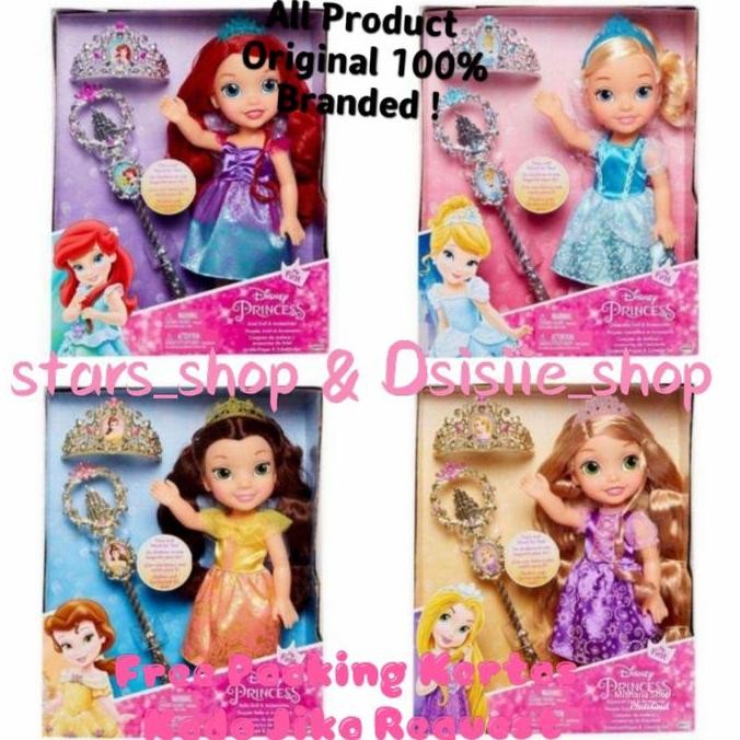 Jakks Disney Rapunzel Ariel Belle Cinderella Doll Set Original