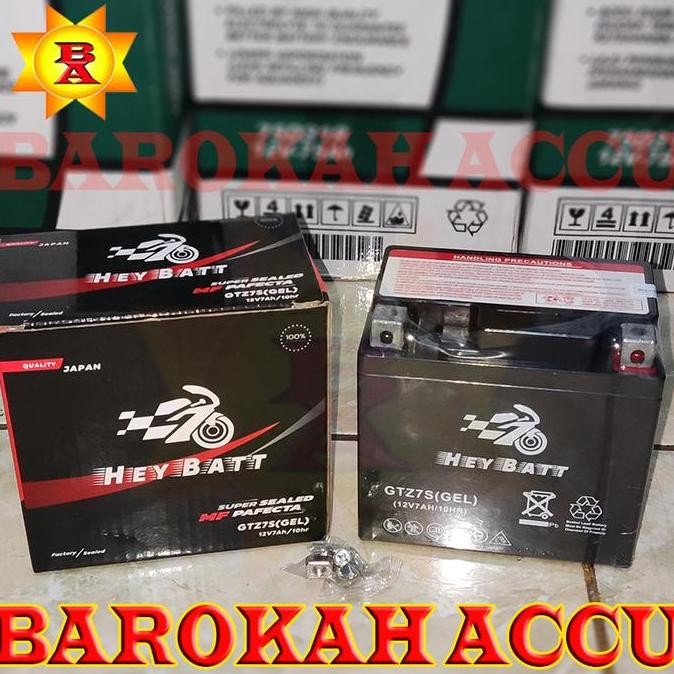 Aki Motor Yamaha Fazzio Neo Heybatt Gtz7S, 7 Ah