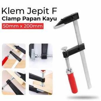 Hand Tool Klem Jepit Papan Kayu Clamp F Heavy Duty Woodworking