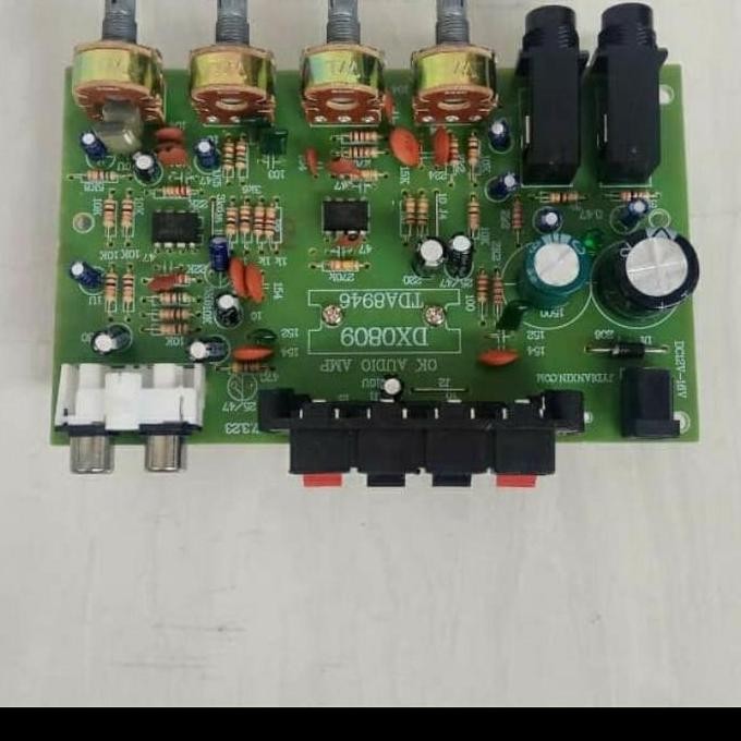 Power Kit Amplifier Stereo 60 Watt Murni Dc 12V Kualitas