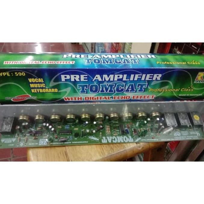 Kit Pre Amplifier Tone Kontrol Tomcat Type 590 Ranic