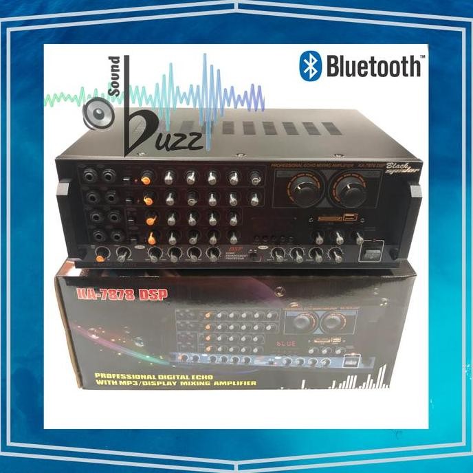 Black Spider Ka 7878 Dsp Digital Echo Mixing Amplifier + Mp3 Bluetooth