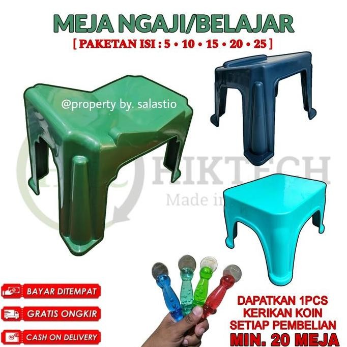 TERMURAH - MEJA NGAJI & MEJA BELAJAR | LEKAR KITAB QURAN PLASTIK [HARGA PAKETAN]