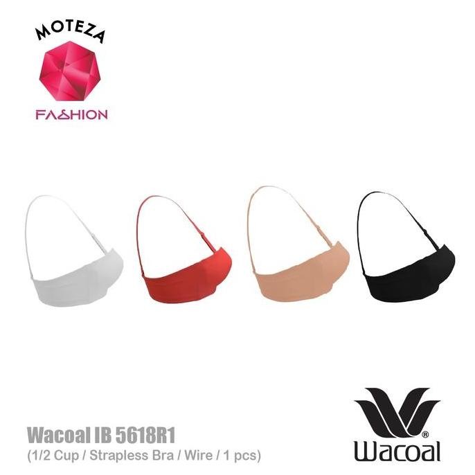 PROMO DISKON - Wacoal Strapless Bra - IB 5618 R1 - 1/2 cup Busa Wanita Bh Tipis