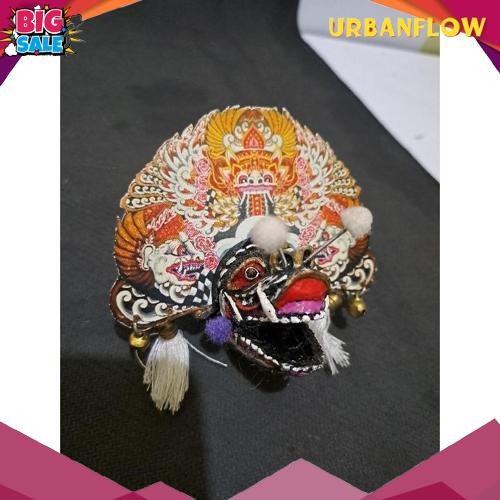 Barongan Devil Putih Telon Gantungan Kunci Unik Sungut BR -15