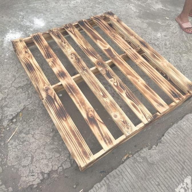 BEBAS ONGKIR - dipan kayu jati Belanda motif bakar 120x100x12 vernish