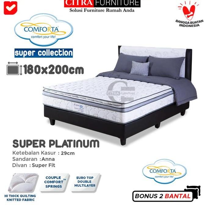 Springbed comforta platinum 180X200 - Full set