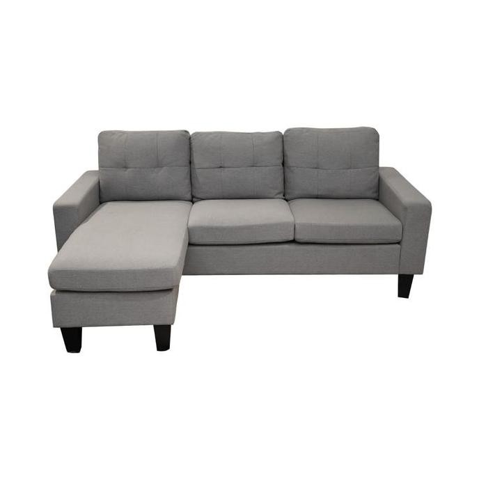 INFORMA ALBRIS SOFA SUDUT FABRIC - ABU-ABU