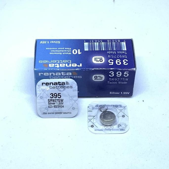 Baterai Renata 395 SR927SW Original 399 SR927 SR927W Swiss Made