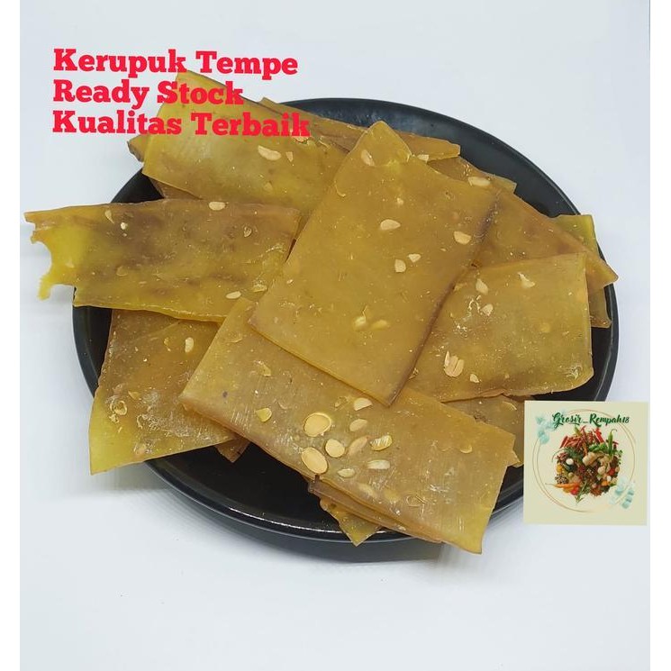 Kerupuk Tempe / Krupuk Tempe Mentah / Keripik Tempe - 1kg