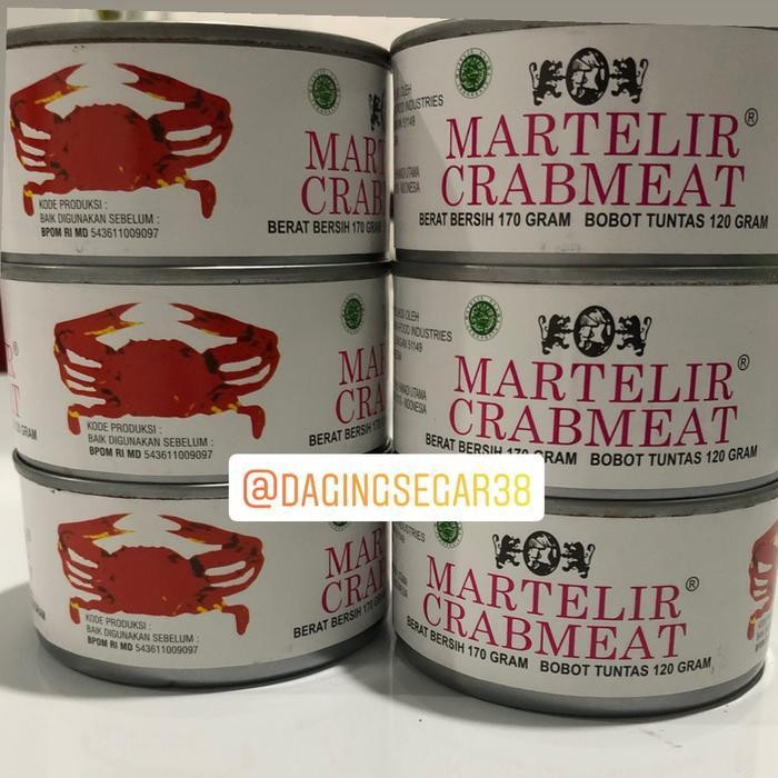Daging kepiting kaleng @ 170g