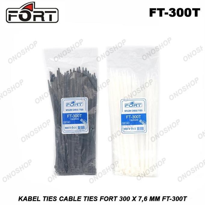Kabel Ties Cable Ties FORT 300 x 7,6 mm FT-300T