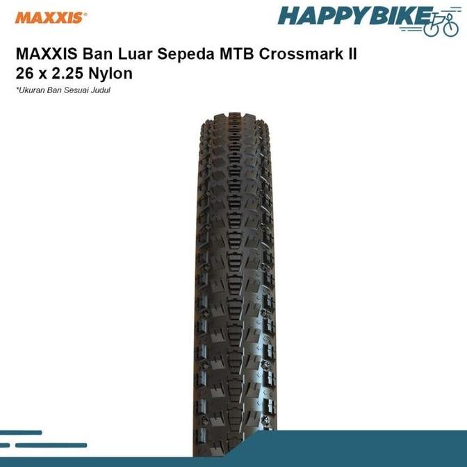 Maxxis Tire Ban Luar Sepeda Mtb Crossmark Ii 26 X 2.25 Nylon