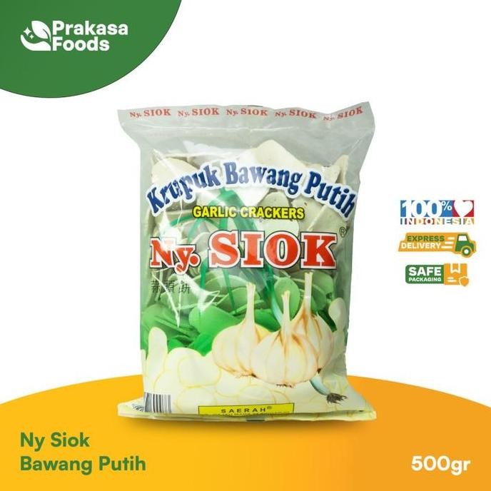 Ny Siok Kerupuk Bawang Putih 500Gr