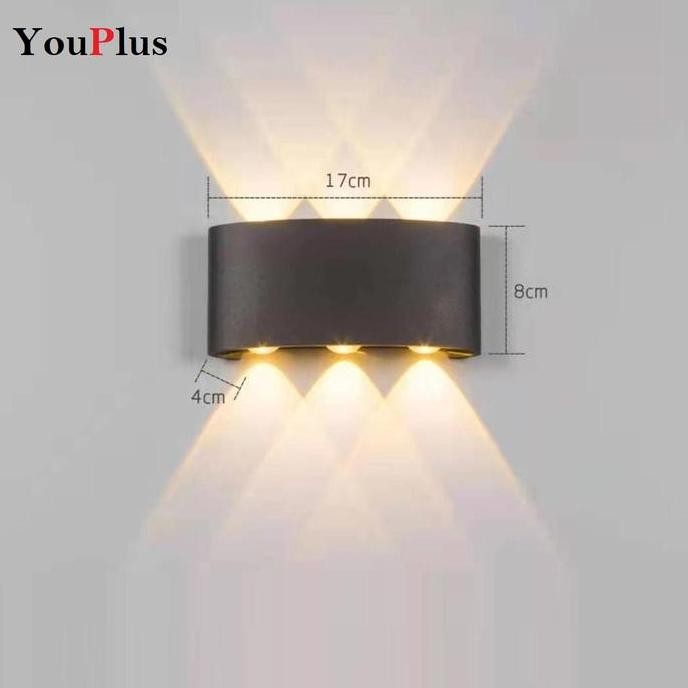 Lampu Hias Dinding Led 6W / Lampu Hias Dinding Led Minimalis Lampu Dinding 2 Arah