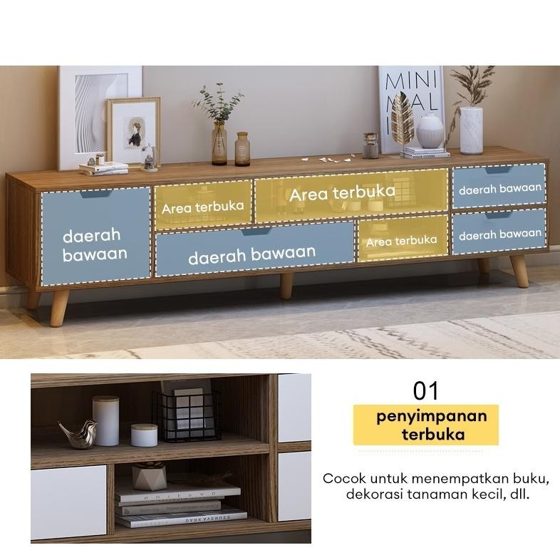 Hidup Mewah  Meja TV kayu TV Rak Tv Minimalis Bufet Tv Minimalis Kayu Modern Tv Rak