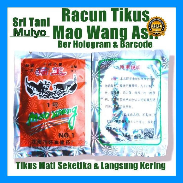 [Cod] - Racun Tikus Mao Wang No 1 Asli - Paling Ampuh Tikus Langsung Mati Di