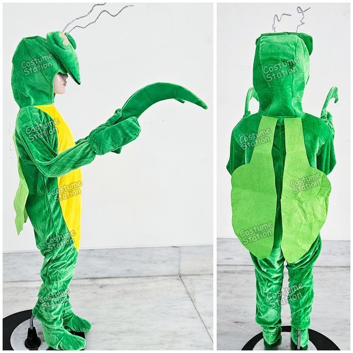 Kostum Onesie Praying Mantis / Costume Belalang Sembah Serangga Hewan Binatang Animal Anak