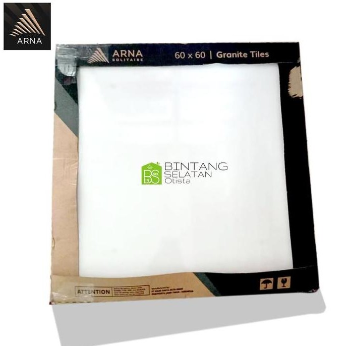 GRANIT TILE ARNA NUSANTARA/ARNA NUSATARA WHITE / BLACK, 60X60 GLOSSY