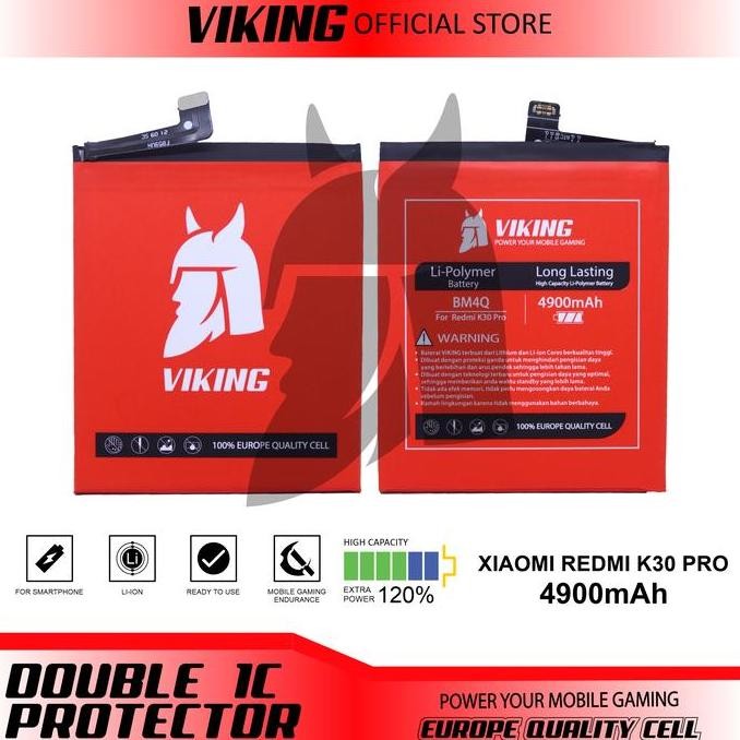 Viking Baterai Xiaomi Redmi K30 Pro - Poco F2 Pro Bm4Q Double Power