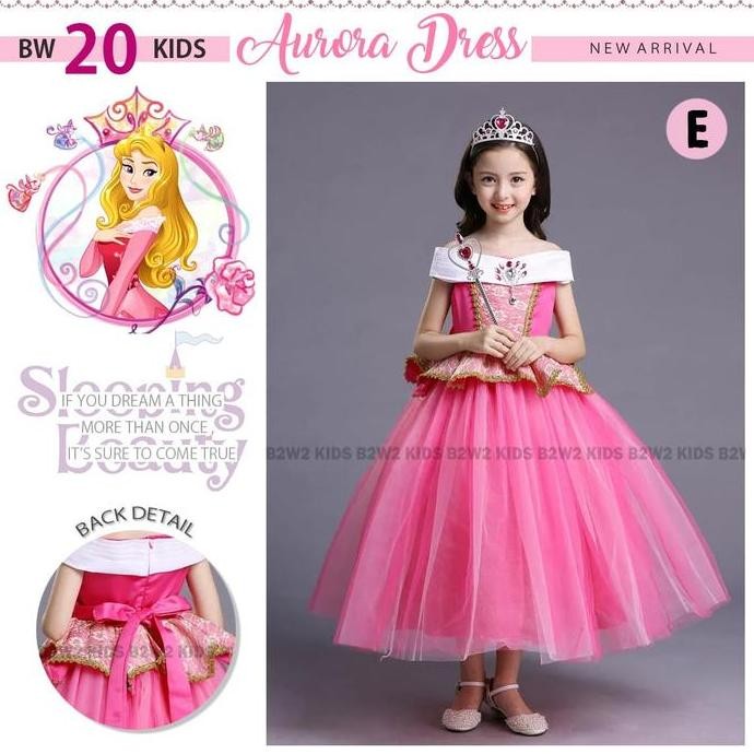 Kostum Dress Princess Aurora