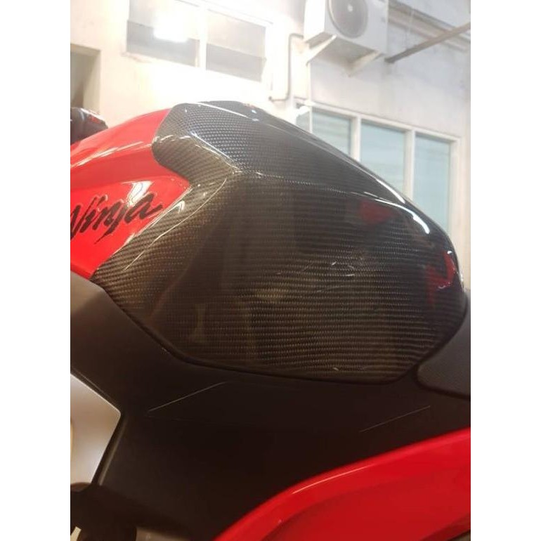 Tankpad Ninja 250 Fi 2018 Carbon Kevlar Original