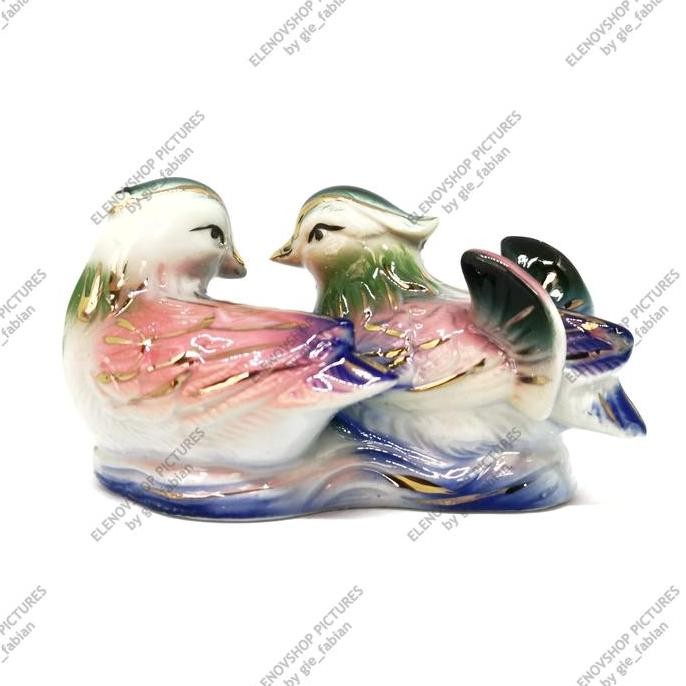 Bebek Mandarin Keramik - Bebek Yen Yang - Mandarin Duck FS091606