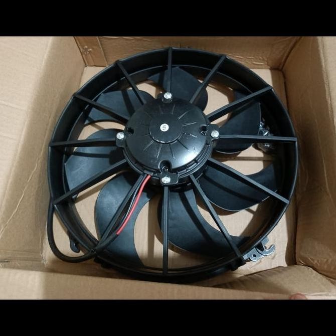 extra fan 12inch 24volt 7daun kipas TERMURAH