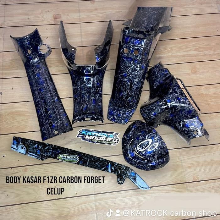 PAKET FIZ R CARBON WFORD . KEPALA FIZ R LEGSHIL FIZ R TUTUP JOK FIZ R TUTUP RANTAI FIZ SPAKBOR BELAK
