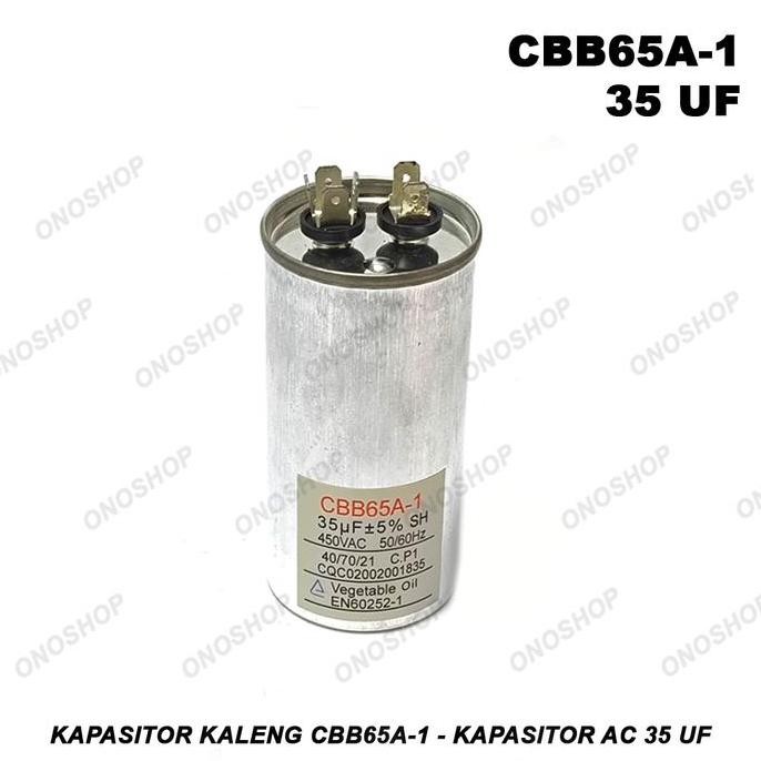 Kapasitor Kaleng CBB65A-1 - Kapasitor AC 35 uF