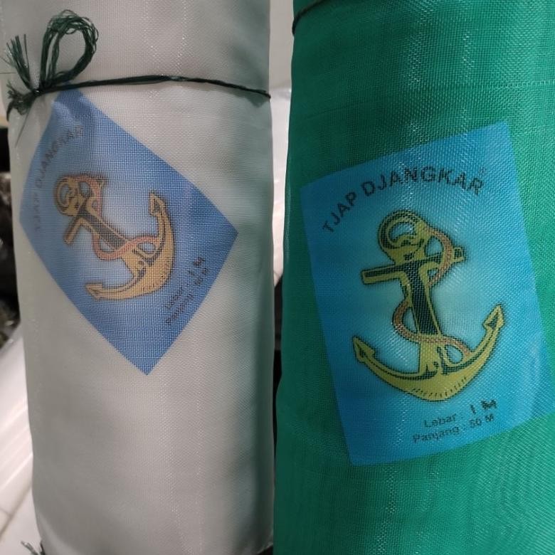 SENHA Waring Hijau/Waring Kasa Hijau 1 Rol Panjang 50 Meter Cap Jangkar (tanpa sambungan) - Cap Marl