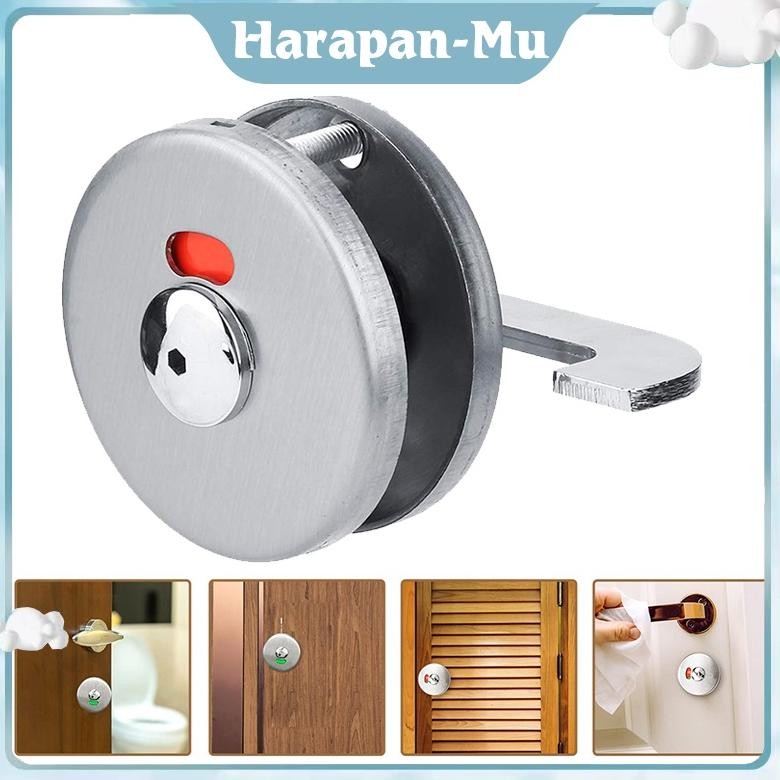 UGNDA Grendel Kunci Pintu Partisi Toilet Kunci Toilet Kunci Pintu Kamar Mandi Grendel Indikator Gren